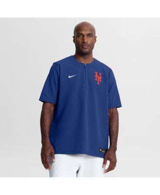 Men's Royal New York Mets Authentic Collection Dri-FIT Quarter-Zip Windshirt