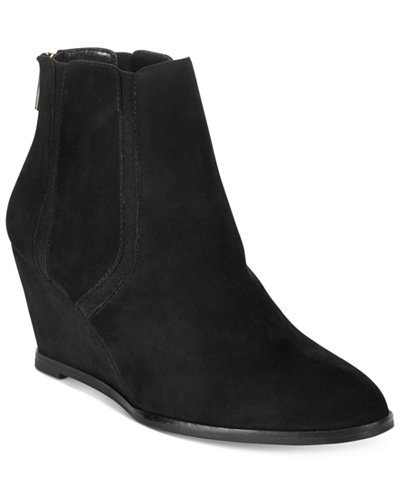 Alfani Women's Calistah Wedge Ankle Booties, Only at Macy's