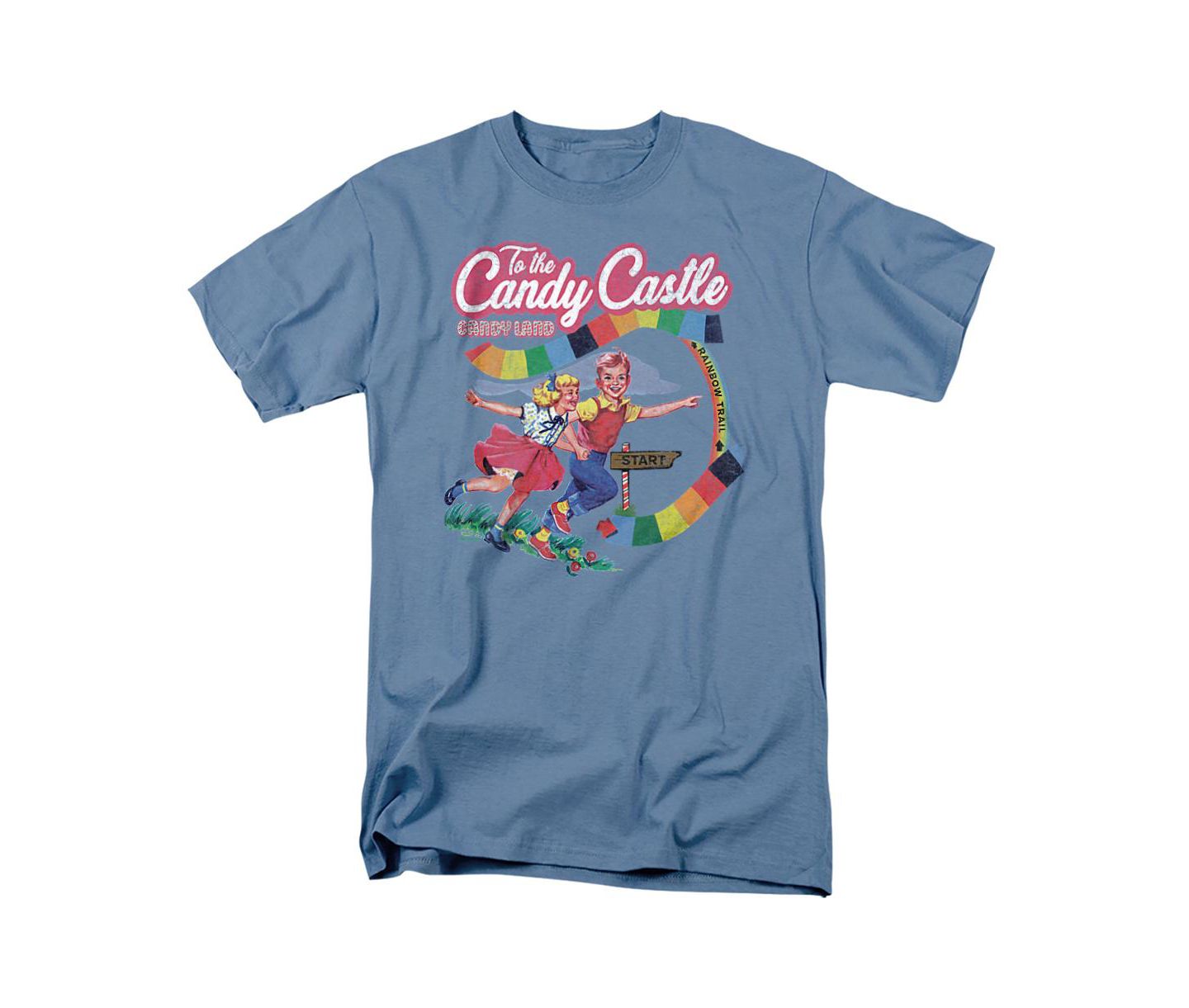 Мужской топ Hasbro+ + Candy Land To The Candy Castle, цвет: Синий — фото 1
