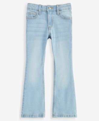 Girls' XS-XL Flared-Leg Sailor-Wash Jeans