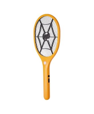 Electric Fly Swatter Rechargeable 3 Layer Mesh Zapper Racket