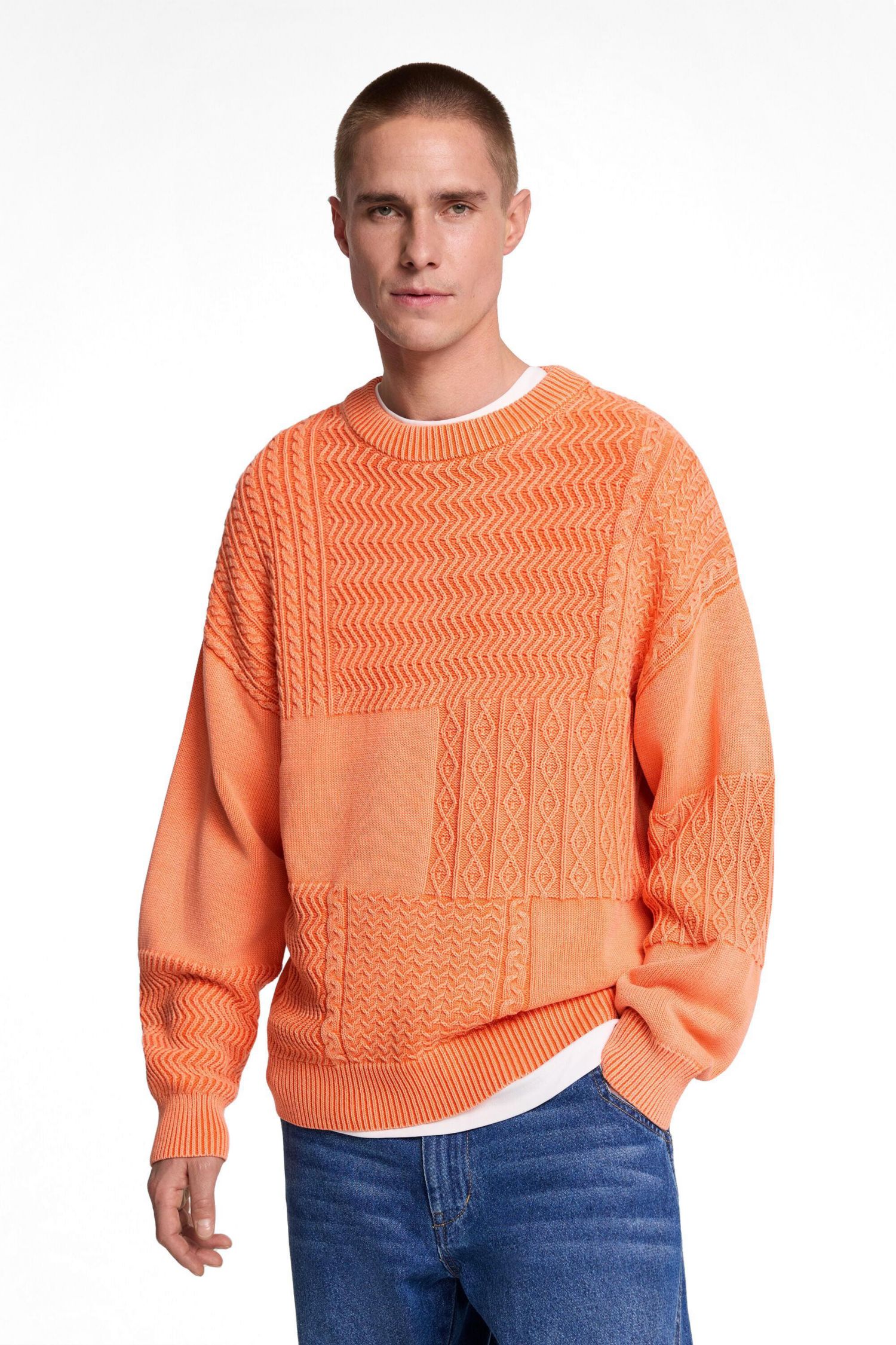 Men's Plain knit sweater