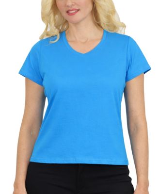 Women's Galaxy Divatee Relaxed Fit V-Neck Short Sleeve T-Shirt
