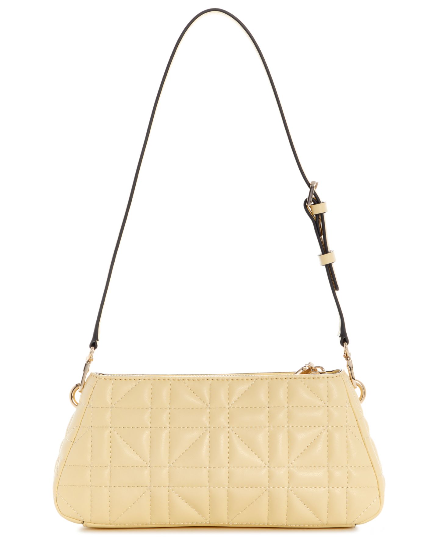 Женская сумка GUESS Edita Small Shoulder Handbag, цвет: Жёлтый — фото 2