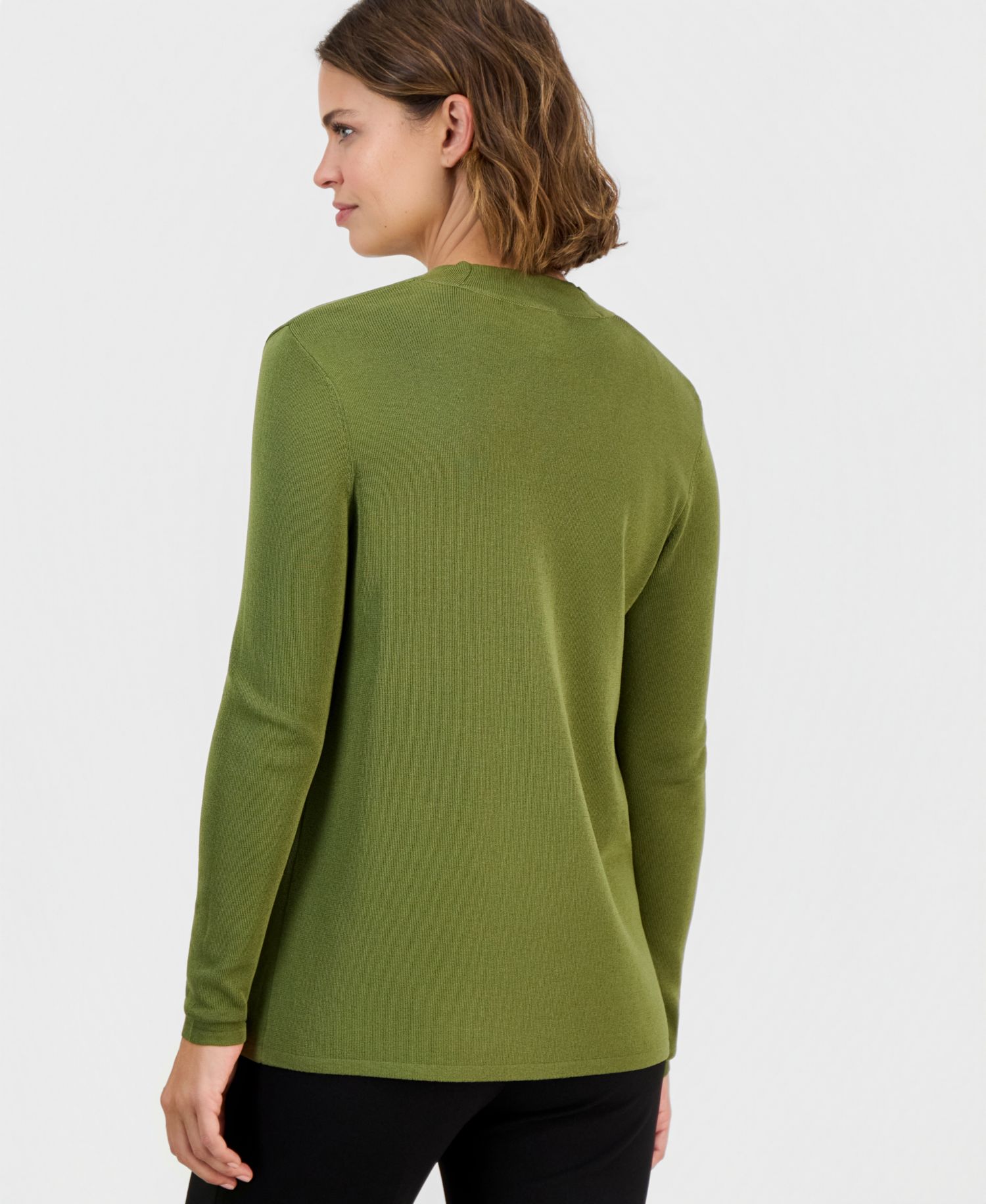 Women's Fine Rib Open-Front Malibu Cardigan