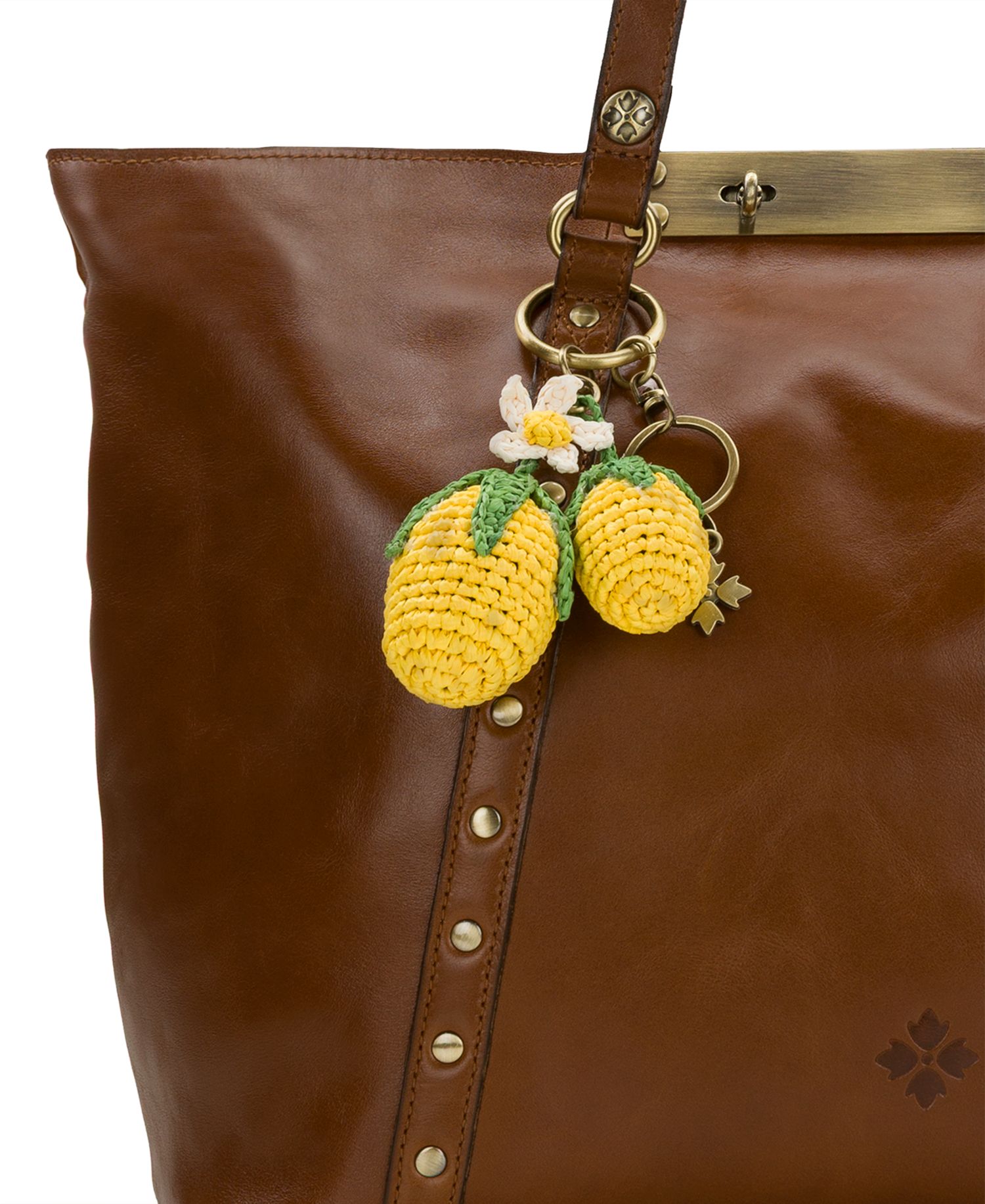 Raffia Lemon Bag Charm