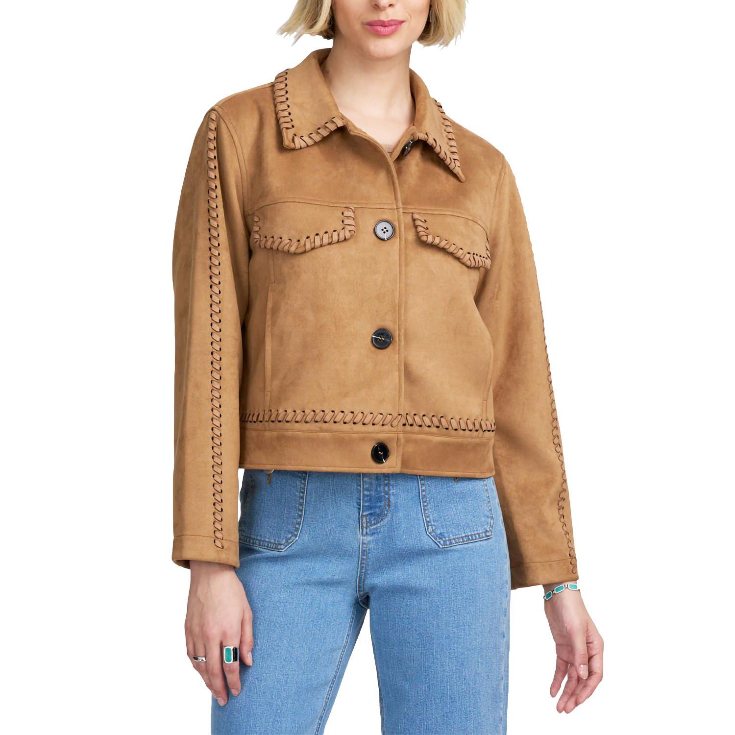 Women's Faux Suede Jacket