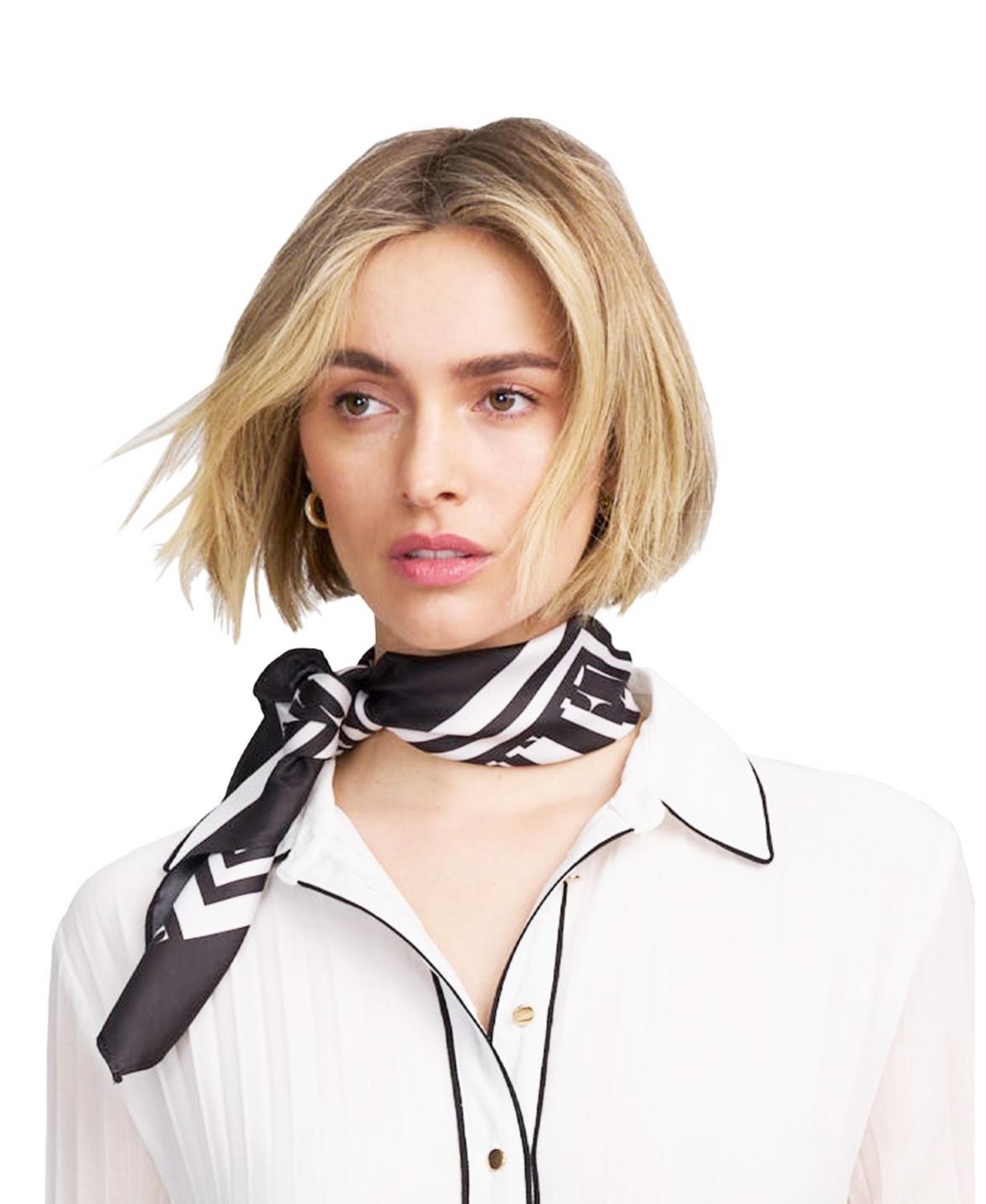 Elle Collection Women's Printed Satin Scarf
