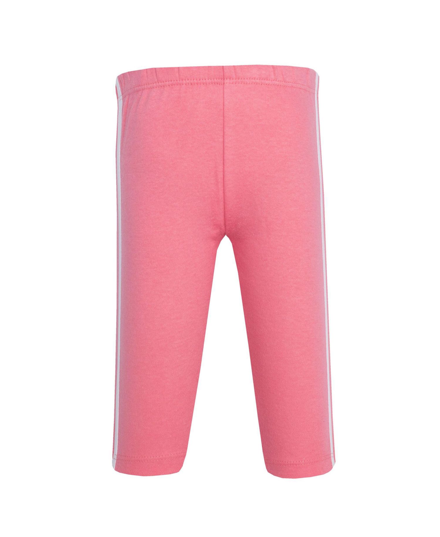 Toddler Girls Hudson Cotton 4 Pieces Pants and Leggings, Conch Shell Begonia.