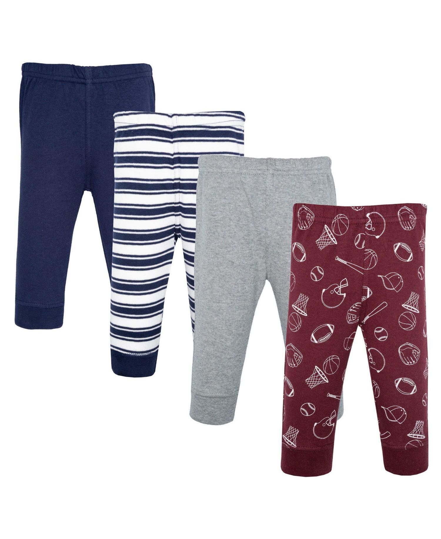 Toddler Boys Hudson Cotton Pants and Leggings, Varsity Sports Stripe
