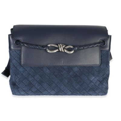 Neptune Intrecciato Suede Andiamo Messenger Bag
