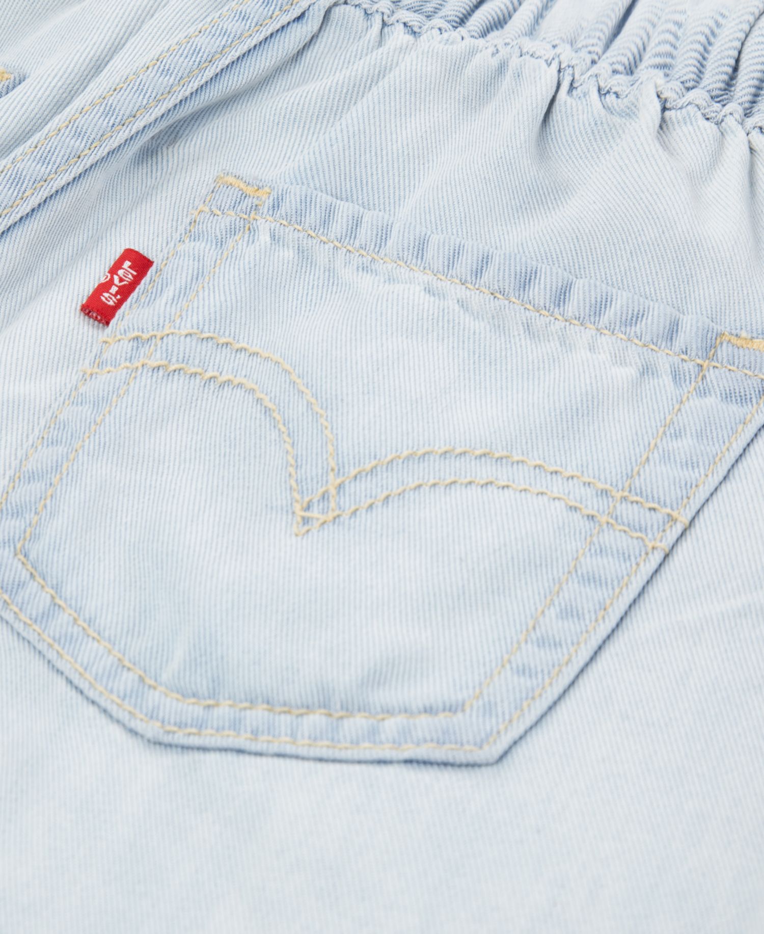 Girls' 7-16 Denim Parachute Shorts