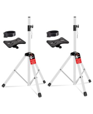 Speaker Stands Pair Adjustable 54 Inch Tripod 132 lbs Capacity 35mm Mount for DJ PA Use