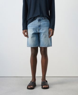 Men's Straight-Fit Denim 8.86" Bermuda Shorts