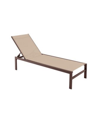 6-Position Chaise Lounge Chairs with Rustproof Aluminium Frame