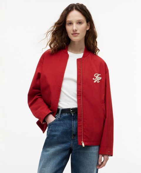 Женские куртки Tommy Hilfiger Cotton Bomber Jacket