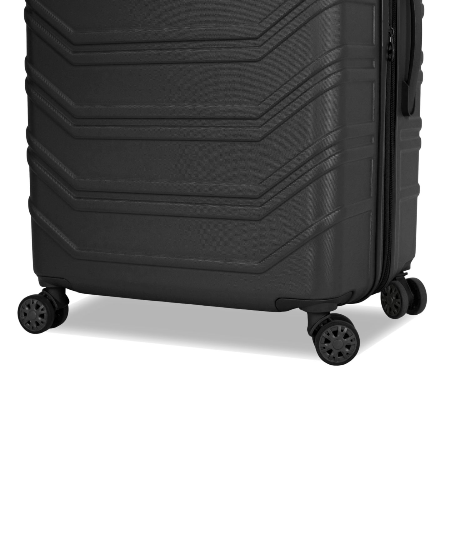 Чемоданы American Green Travel Westford 3-Piece Hardside Expandable Spinner Luggage Set, цвет: Чёрный — фото 6