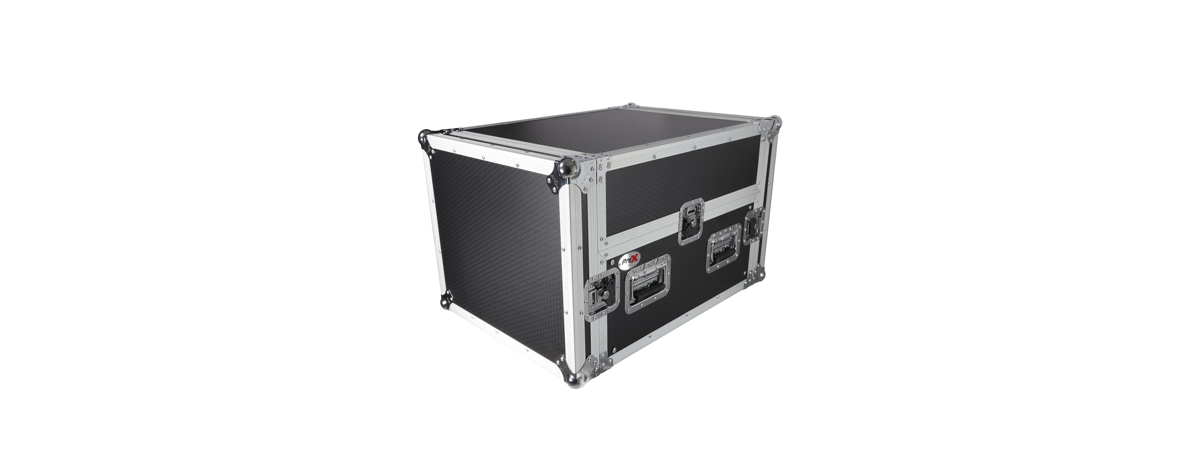 ProX T-6MRSS13ULT Flight Case with Laptop Shelf for 6U Rack x 13U Top Mixer