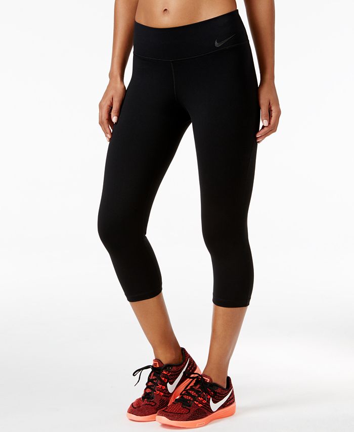 melk wit Salie Geliefde Nike Power Legendary Dri-FIT Capri Leggings - Macy's