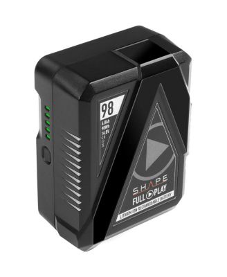 Full Play 14.8V 98Wh 6.8Ah Rechargeable Lithium-Ion V-Mount Battery for Broadcast Video Cameras