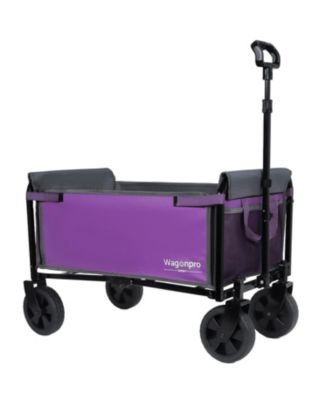 All-in-One Convertible Utility Carts - Bench Seat/Dog Tether All-Terrain Wheels