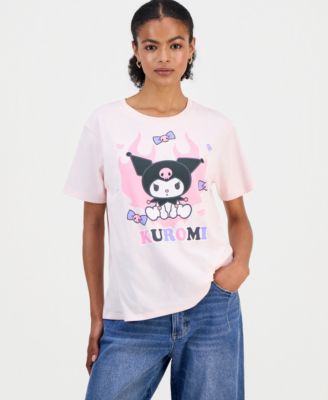Juniors' Kuromi Graphic T-Shirt