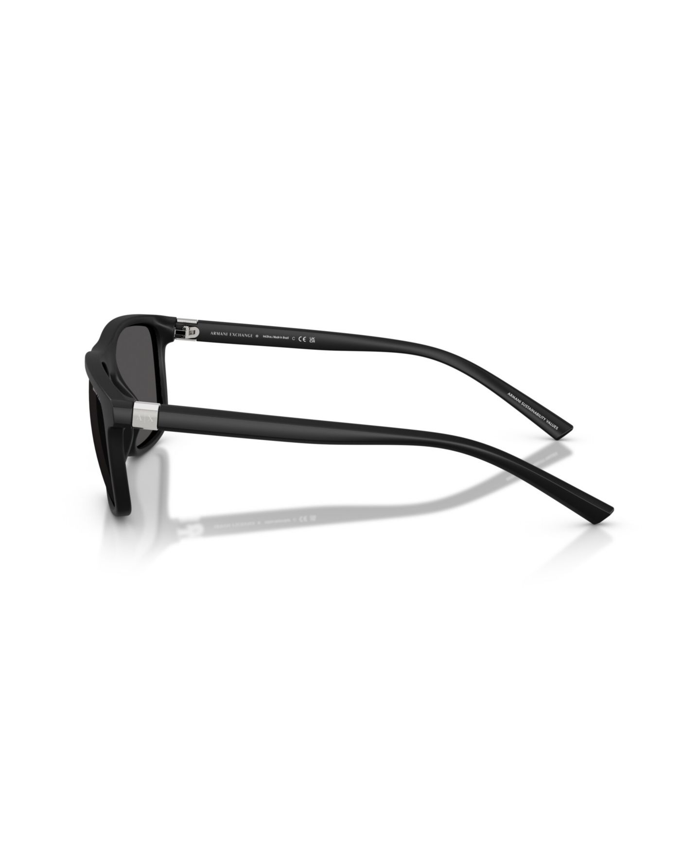 Мужские солнцезащитные очки A|X Armani Exchange Sunglasses, AX4167SU, цвет: Матовый чёрный — фото 3