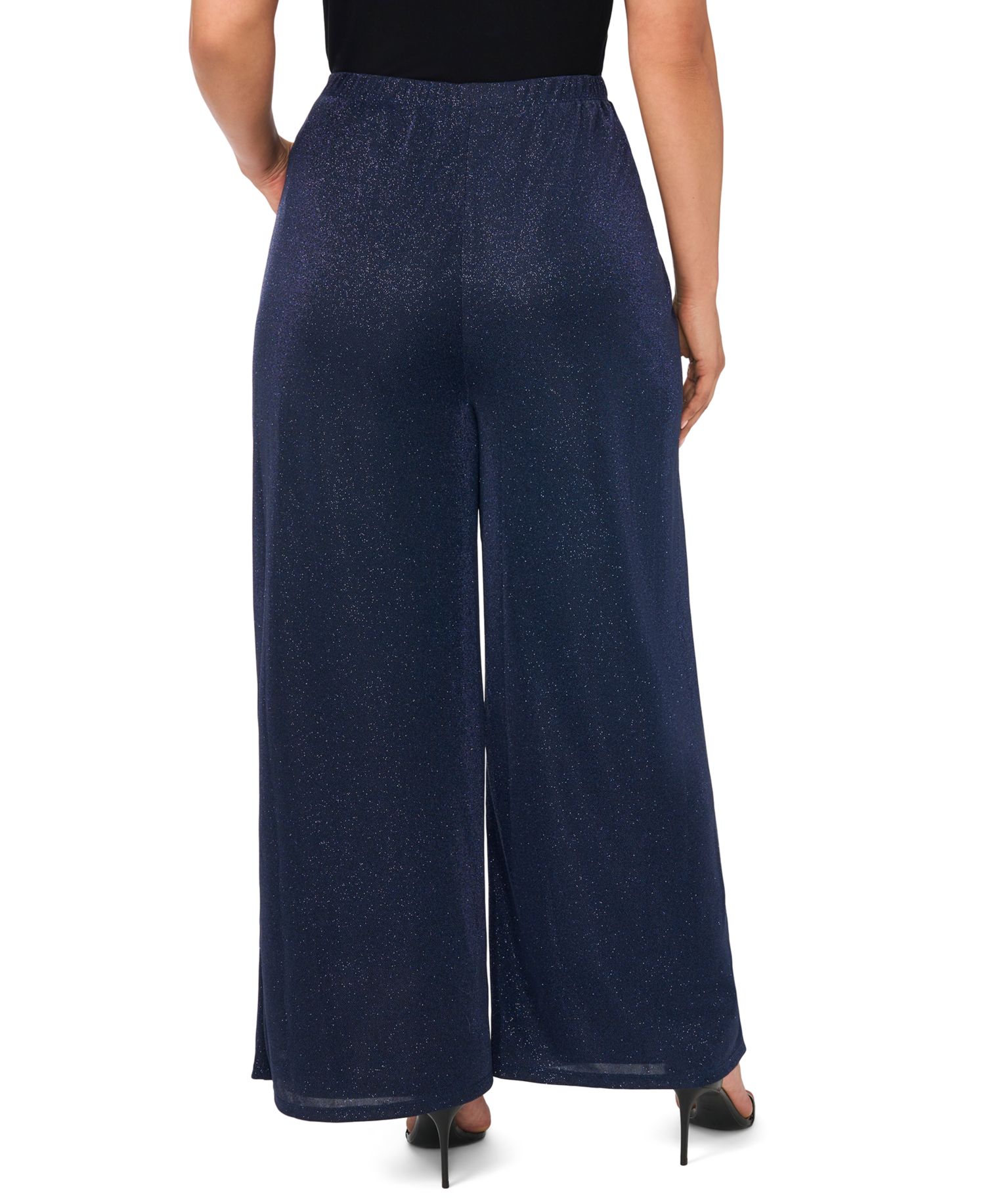 Plus Size Side Slit Cropped Pull-On Pants