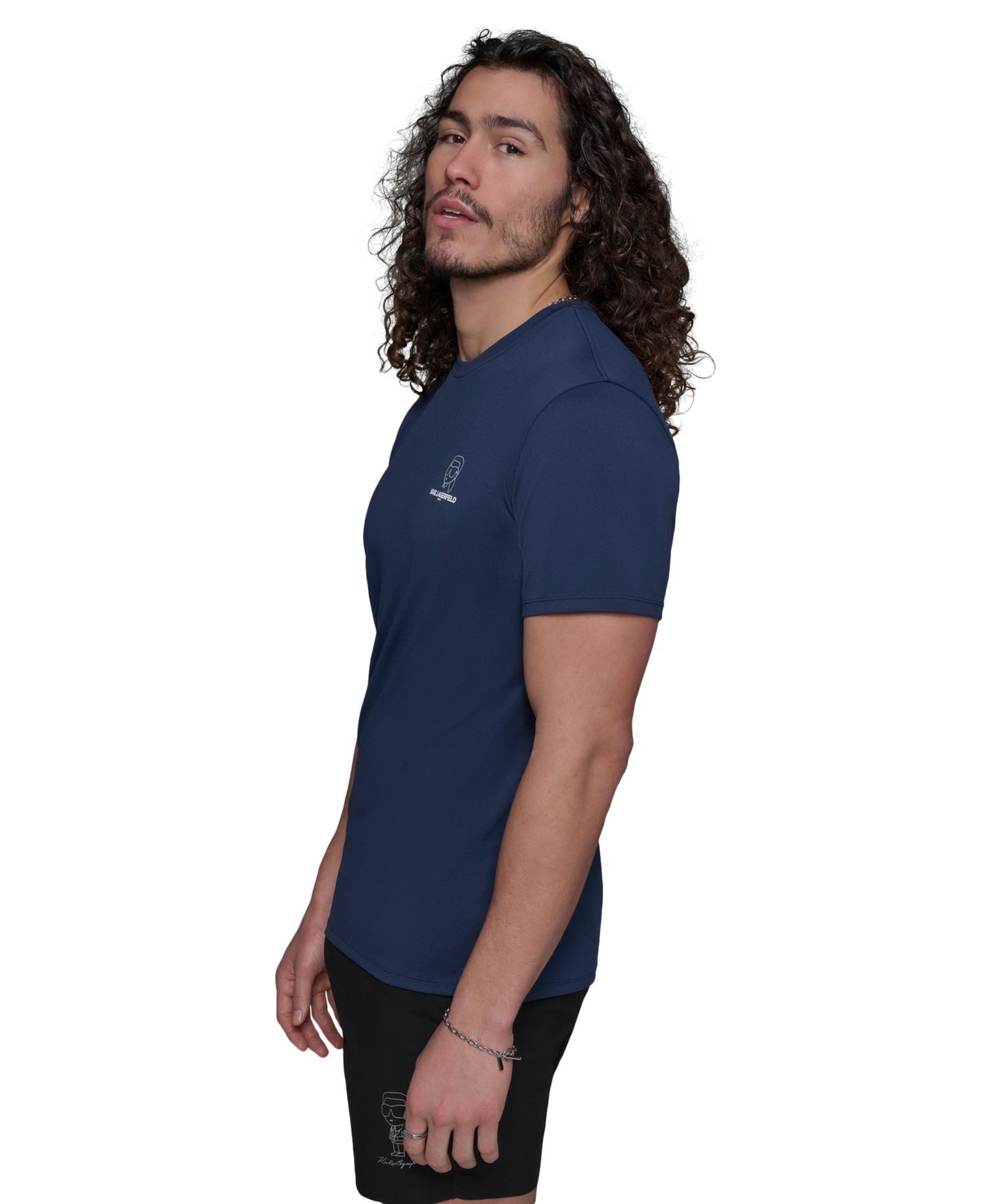Men's Crewneck Karl Doll Head Rashguard
