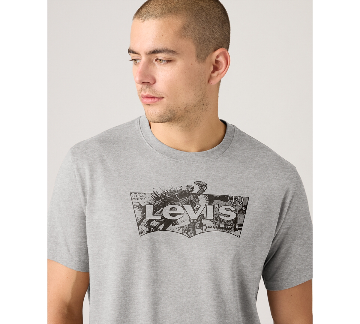Levi's Men's Graphic Logo Batwing Short Sleeve T-shirt