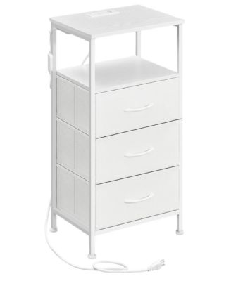 LED Smart Bedside Table with Charging Station and App Control