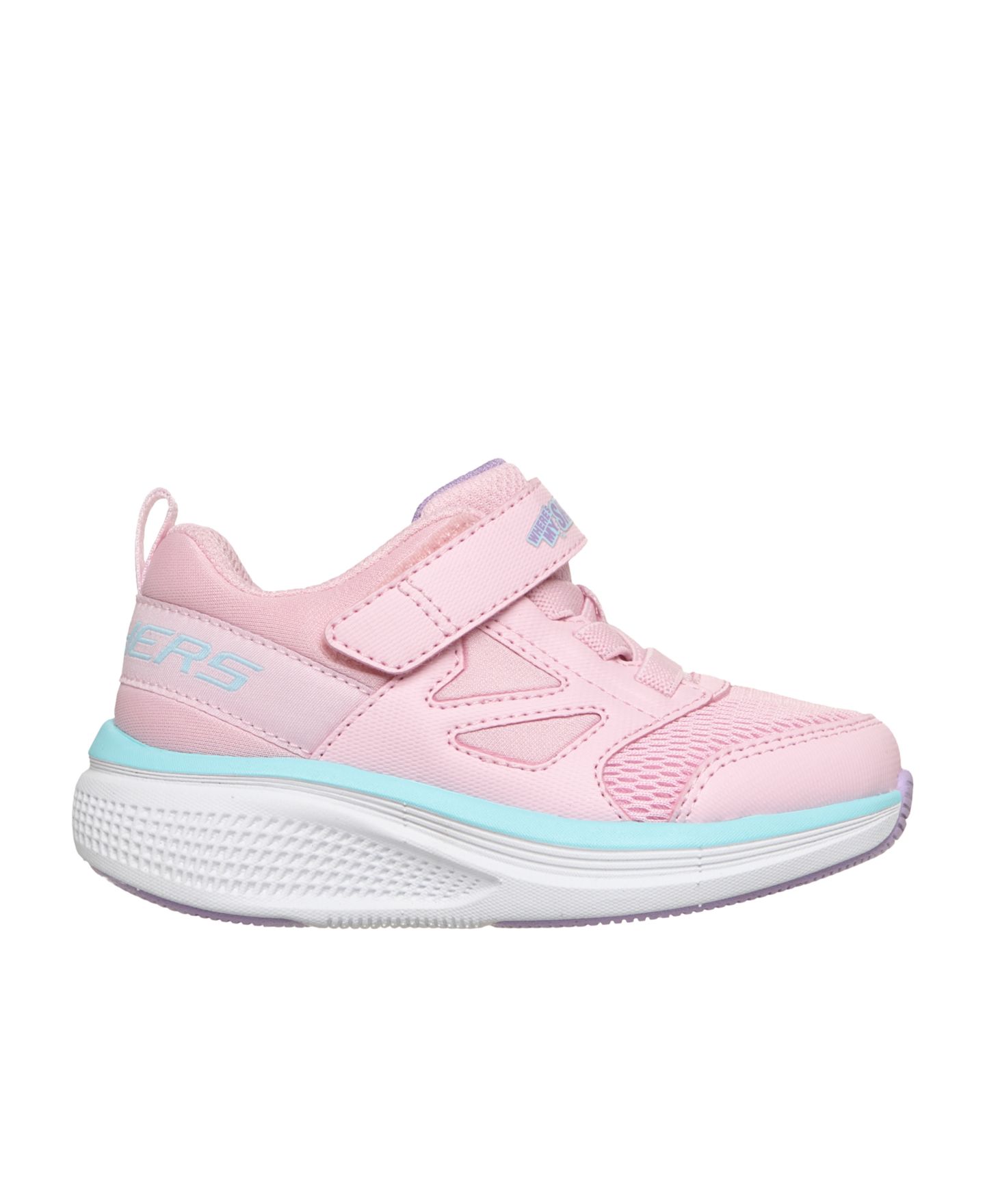 Детские кроссовки-слипоны Skechers Go Run Elevate 2.0 для девочек, Finish Line, цвет: Светлый розовый — фото 2