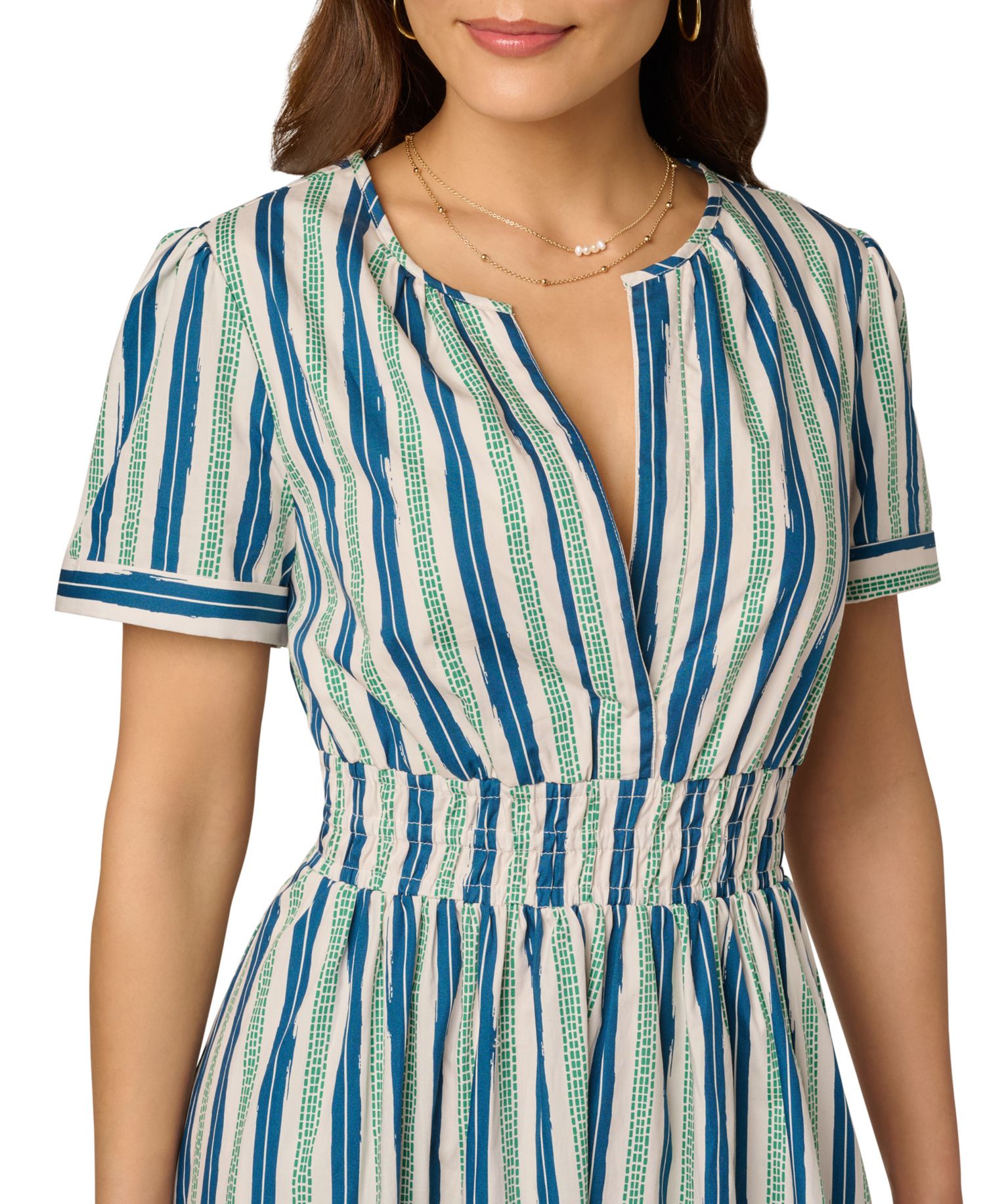 Women's V-Neck Midi Dress