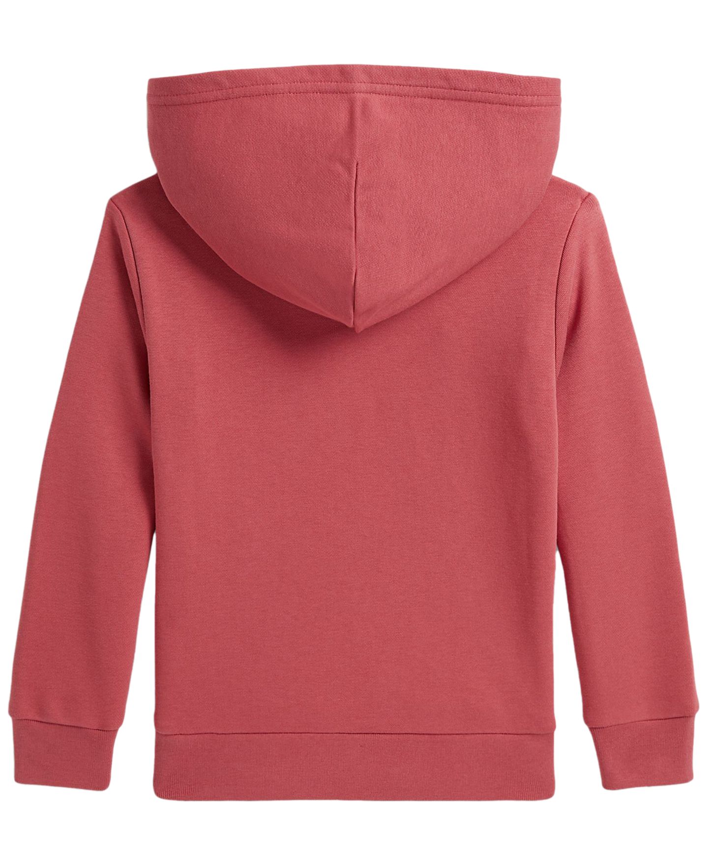 Худи Polo Ralph Lauren Logo French Terry Long-Sleeve для мальчиков, цвет: Ягодный — фото 2
