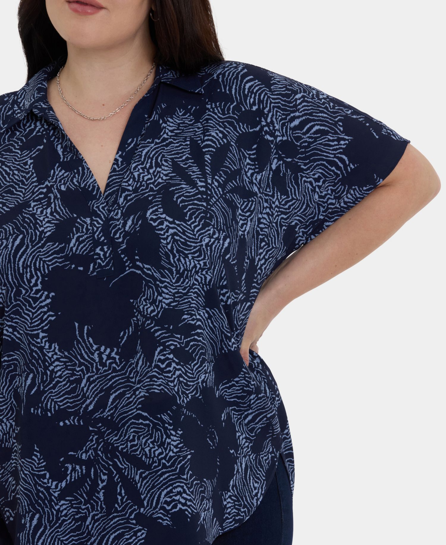 Plus Size Becky Short-Sleeve Top