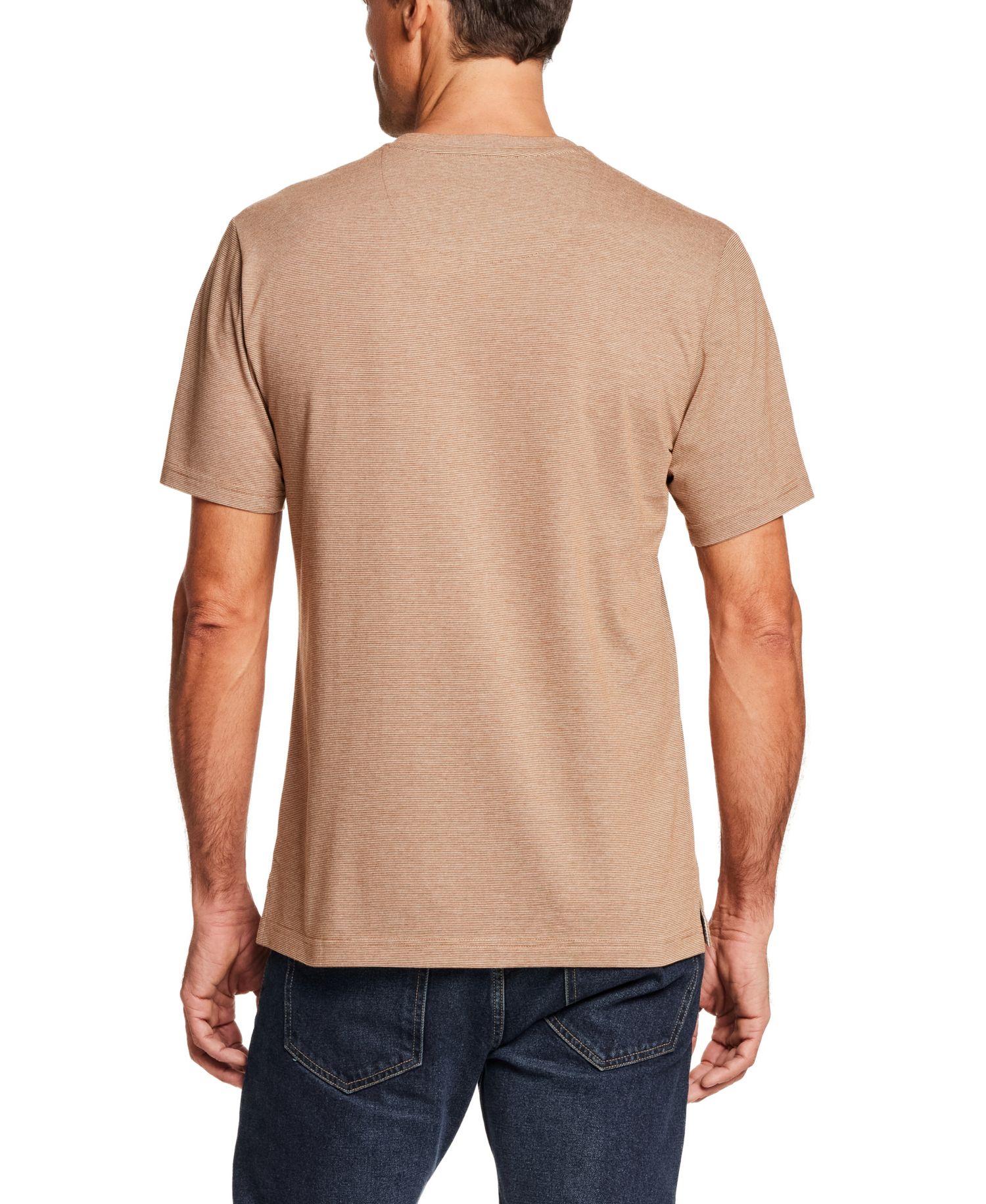Men's Micro-Stripe Short-Sleeve T-Shirt