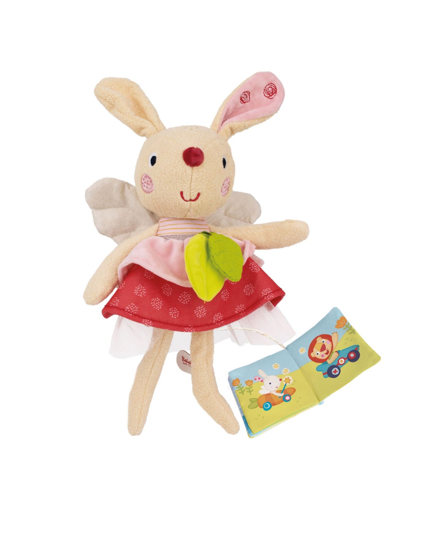 Детские мягкие игрушки Bababoo and friends Pippa Bunny Newborn-Safe Board Book & Plush, 2-Piece Set — фото 6