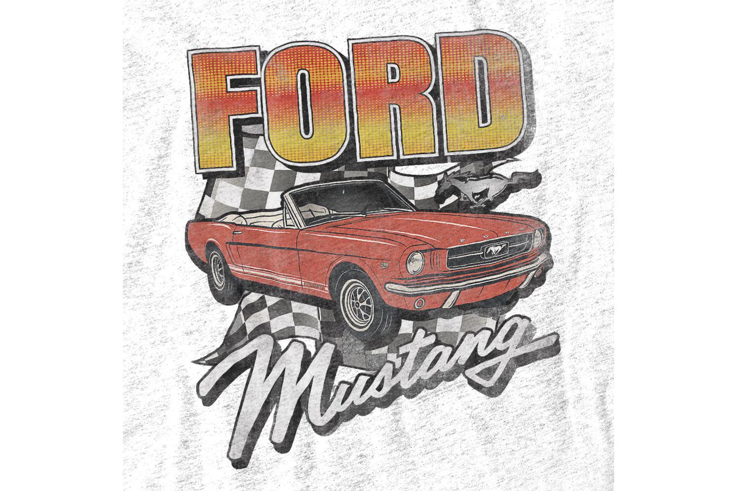 Men's Ford 289 Checkered Flag T-Shirt