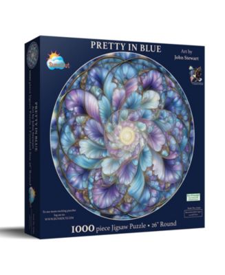 SunsOut Pretty in Blue 1000 piece Jigsaw Puzzle for Adults - Macy's