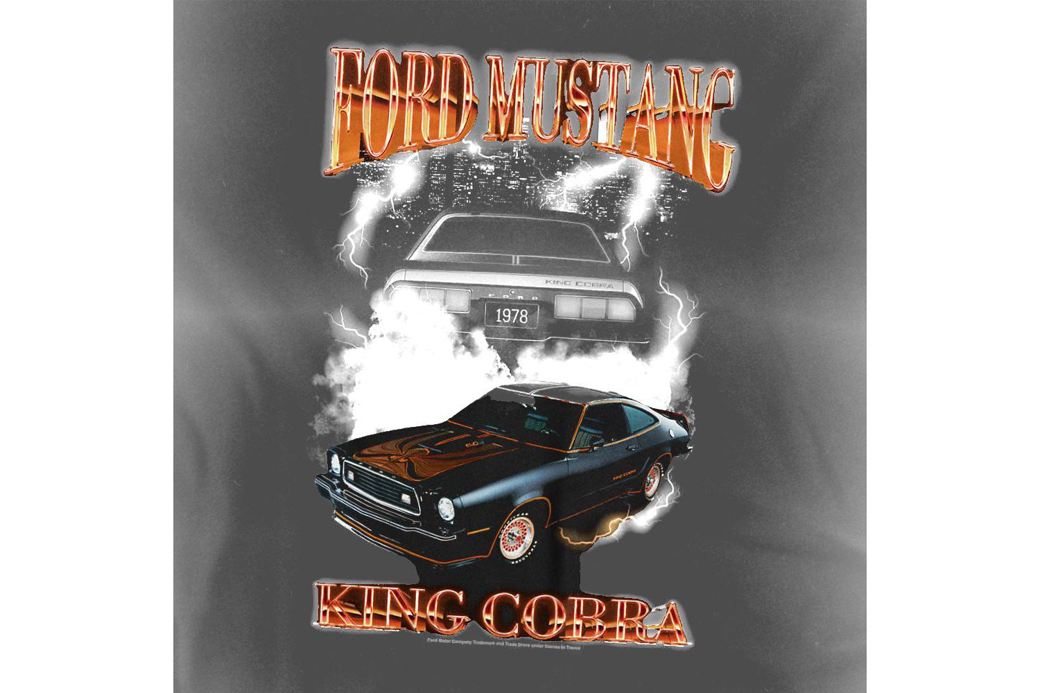 Men's Ford King Cobra Thunder Band T-Shirt