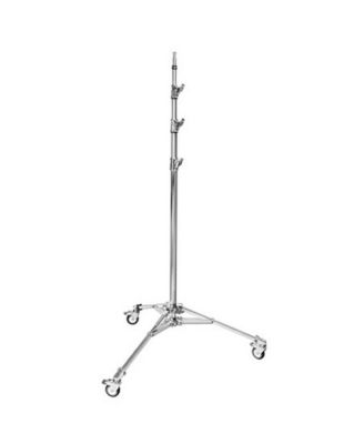 High 14.10' Roller Stand 43 with Low Base, 4 Sections, 3 Risers, Steel