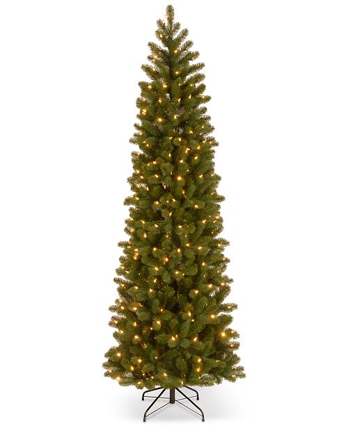 National Tree Company 7 5 Feel Real Down Swept Douglas Fir Pencil