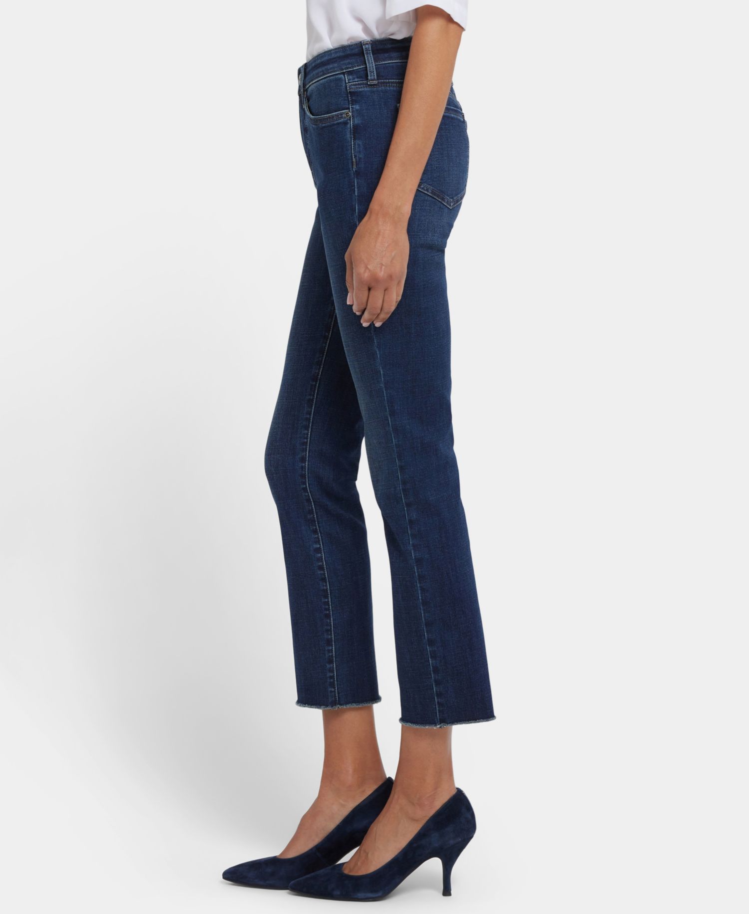 Petite Sheri Slim Ankle Jeans with Rolled Cuffs and Lift Tuck Technology