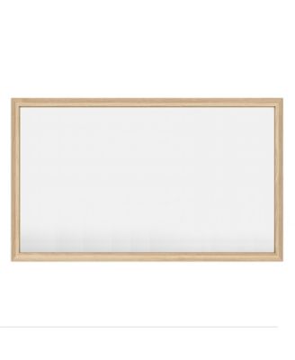 Thick Metal Framed Wall Mirrors for Bedroom, Rectangle Wall-Mounted Mirrors in Wood