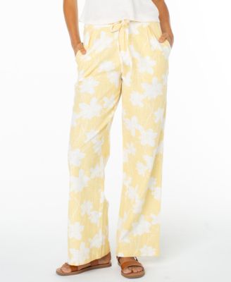 Women's Mavericks Pinstripe Relaxed-Fit Trouser Pants