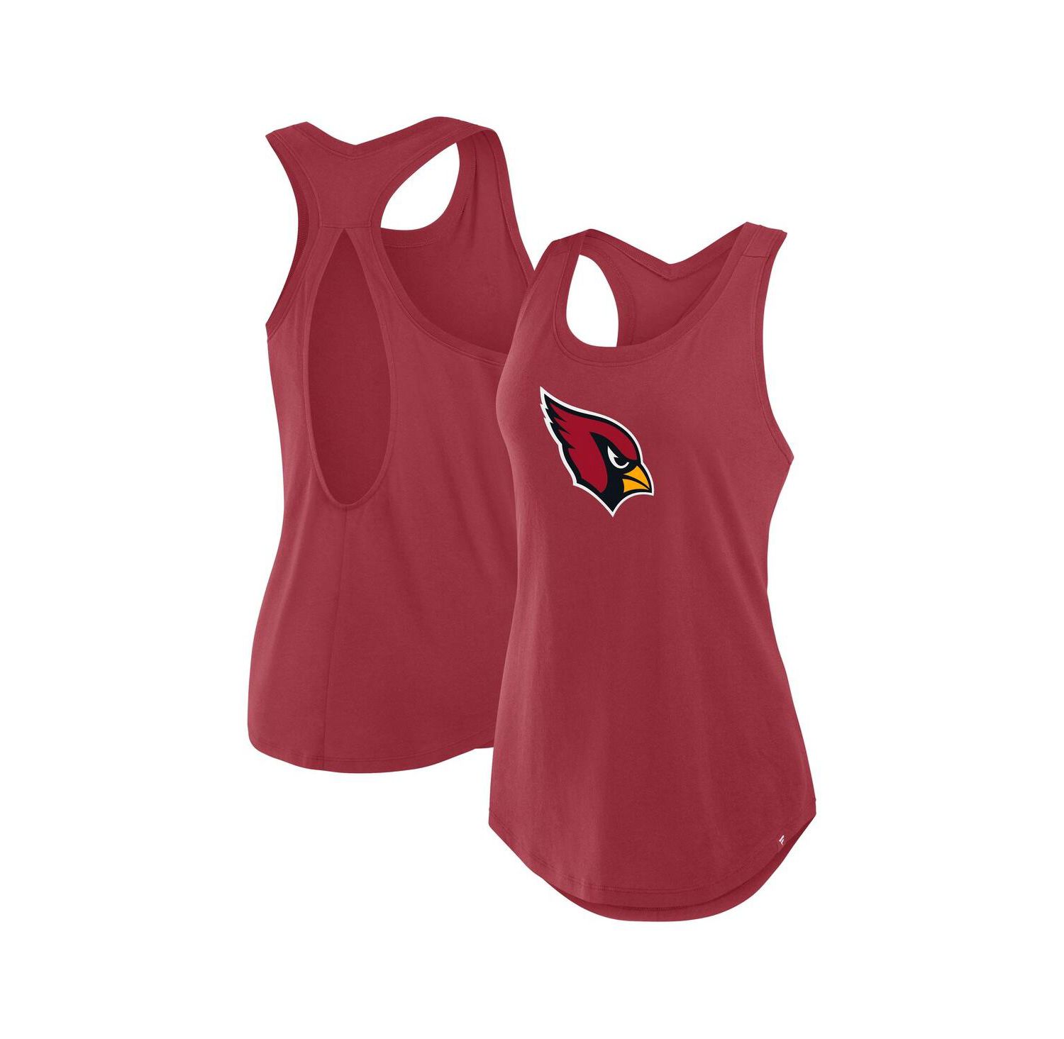 Women's Cardinal Arizona Cardinals Iron Fan Tank Top