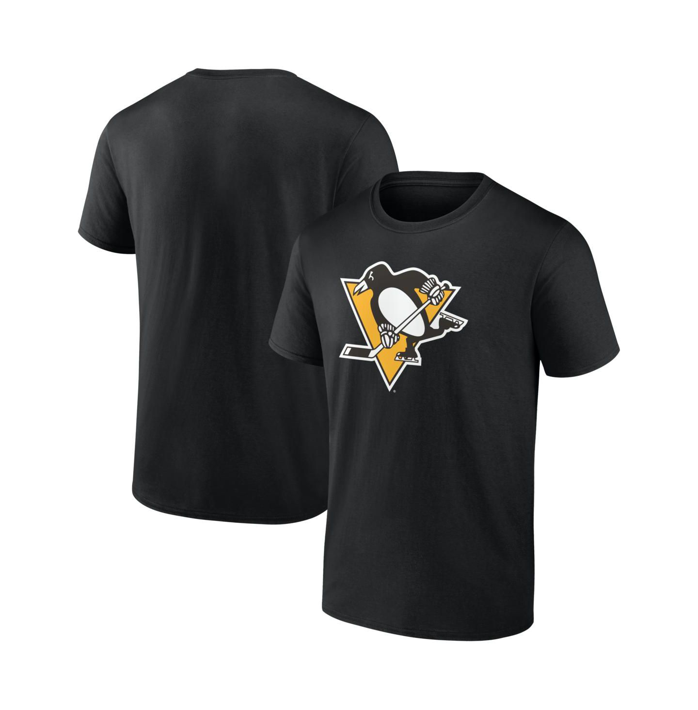 Мужская футболка Logo Athletic Black Pittsburgh Penguins Essential — фото 1
