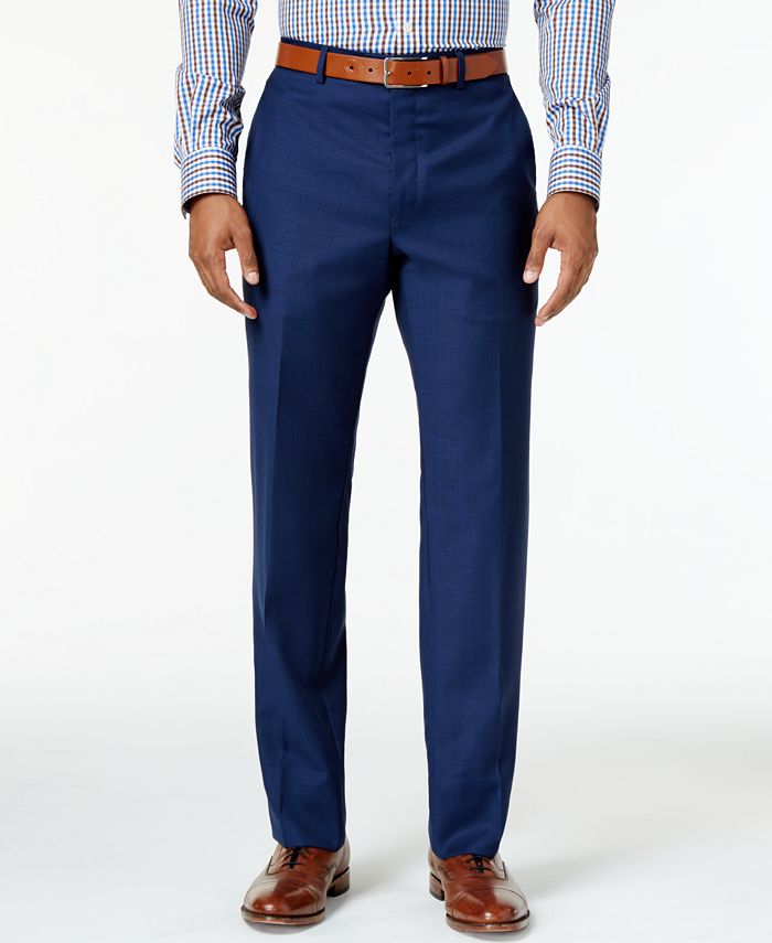 Michael Kors Blue Birdseye Classic-Fit Suit - Macy's