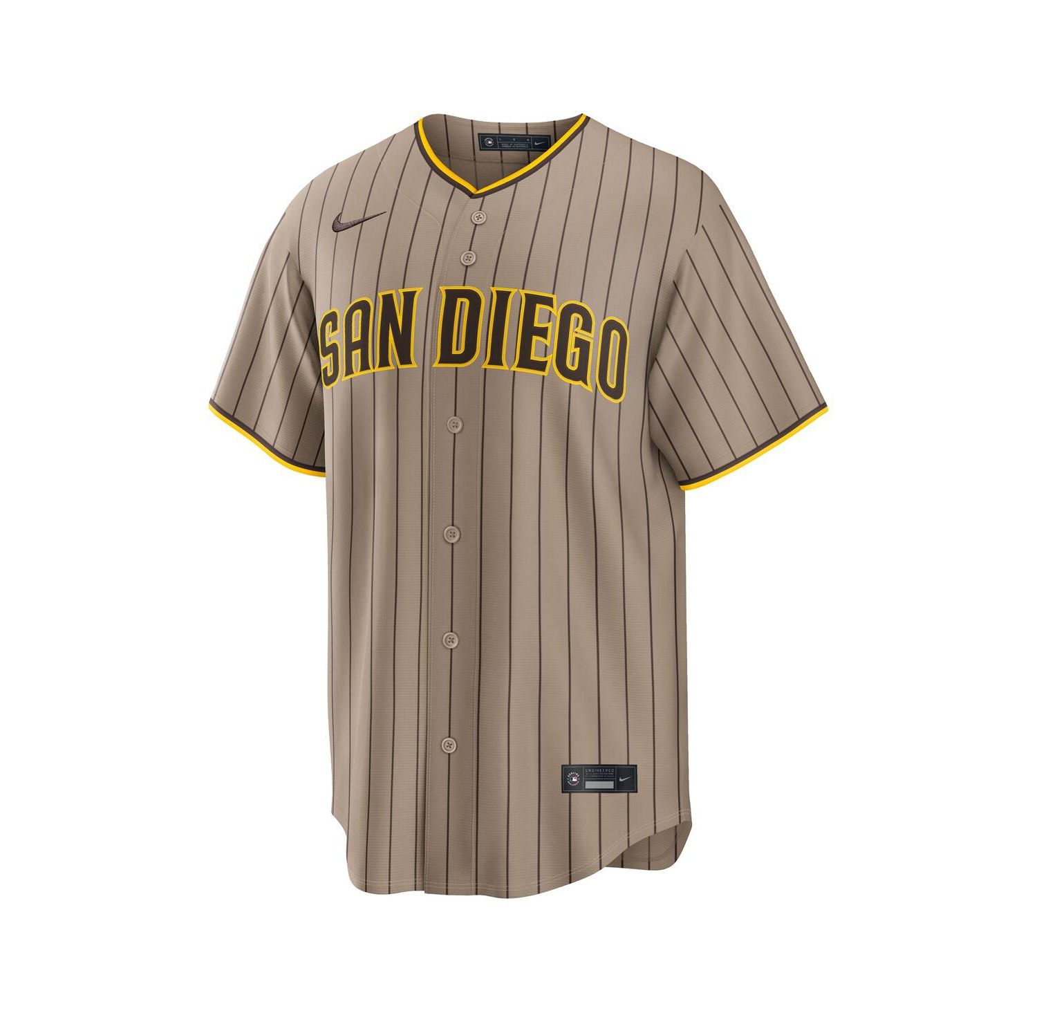 Men's Jackson Merrill Sand San Diego Padres Alternate Replica Jersey
