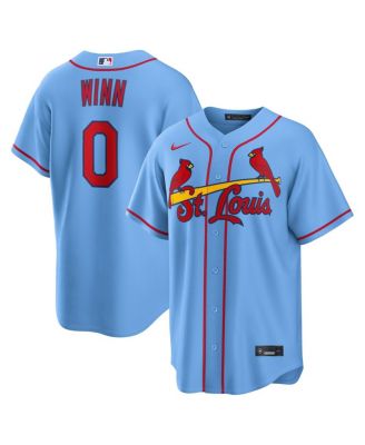 Men's Masyn Winn Light Blue St. Louis Cardinals Alternate Replica Jersey